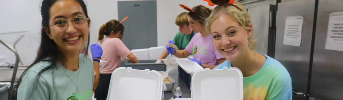 Delivering Meals to Families in Quarantine