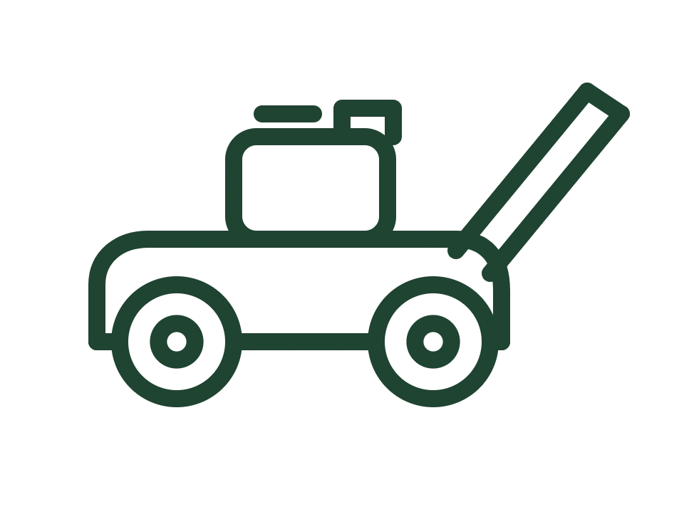 Gas-powered lawn mower